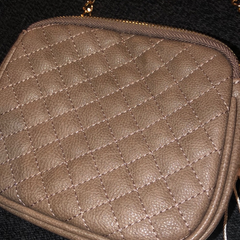 Urban expressions vegan dark tan leather crossbody - Picture 7 of 8
